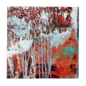 Ceramic Tile – Corrosion Pulse Tegeltje (Voorkant)