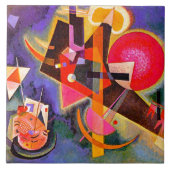 CERAMIC TILE - "In Blue" - Wassily Kandinsky Tegeltje (Voorkant)