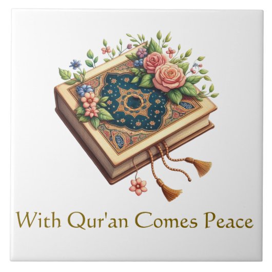 Ceramic Tile-Islamic Decorative Ceramic Tile Tegeltje (Voorkant)