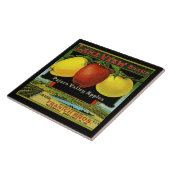 CERAMIC TILE - "Lake View" - Crate label Tegeltje (Zijkant)