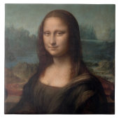 CERAMIC TILE : Leonardo da Vinci : de MONA LISA Tegeltje (Voorkant)