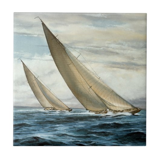 Ceramic Tile Nautical Coasters Tegeltje (Voorkant)