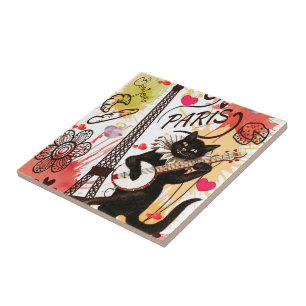 Ceramic Tile Paris France Cat. Tegeltje