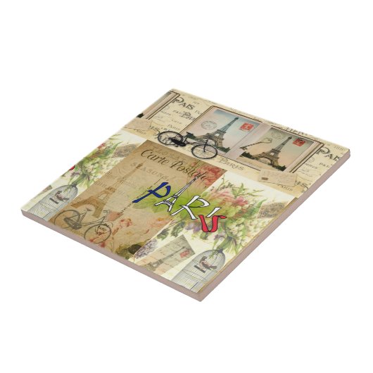 Ceramic Tile Paris Frankrijk Tegeltje (Zijkant)