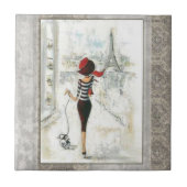 Ceramic Tile Paris Frankrijk Tegeltje (Voorkant)