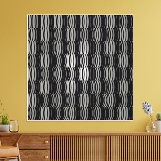 Ceramic Tile Pattern Canvas Afdruk (Insitu (Woonkamer))