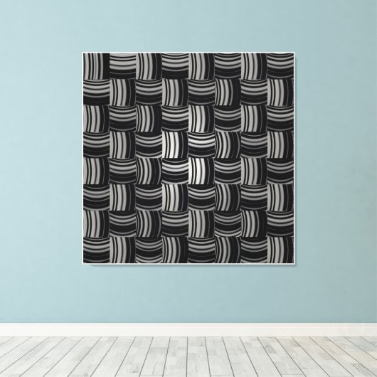 Ceramic Tile Pattern Design Canvas Afdruk (Insitu (Houten vloer))