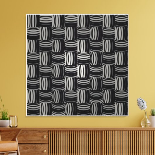 Ceramic Tile Pattern Design Canvas Afdruk (Insitu (Woonkamer))