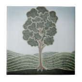 Ceramic tile with Primitive Tree image Tegeltje (Voorkant)