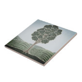 Ceramic tile with Primitive Tree image Tegeltje (Zijkant)