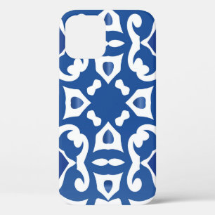 Ceramic tiles azulejo portugal. Semamless wintage  Case-Mate iPhone Case