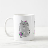 Ceramic Whimsical Cat Mug Koffiemok (Links)