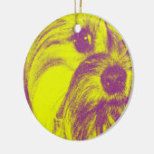 Ceramic Yorkie Ornament (Links)