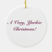 Ceramic Yorkie Ornament (Achterkant)