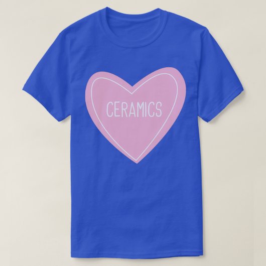 Ceramics Heart T-shirt (Design voorkant)