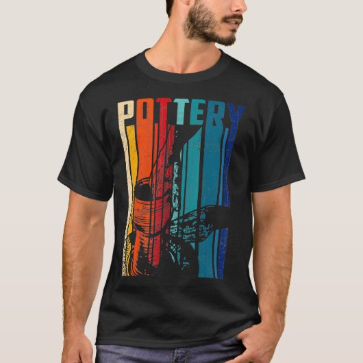 Ceramics T Shirt Retro Pottery Shirt (Voorkant)
