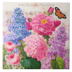 Ceramiektegel van het Accent van de Collage van de Tegeltje