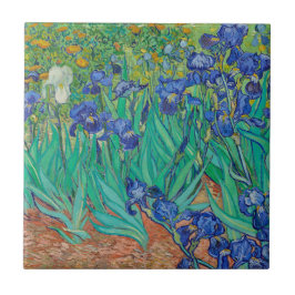 CERAMISCHE TEGEL "IRISES" VAN VINCENT Van Gogh Tegeltje