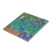 CERAMISCHE TEGEL "IRISES" VAN VINCENT Van Gogh Tegeltje (Zijkant)
