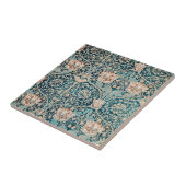 CERAMISCHE TEGEL MET WILLIAM MORRIS HONEYSUCKLE TEGELTJE (Zijkant)