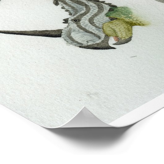 Ceratopesische koppen afdrukken poster (Hoek)