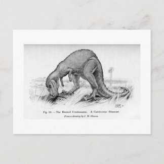 Ceratosaurus art briefkaart