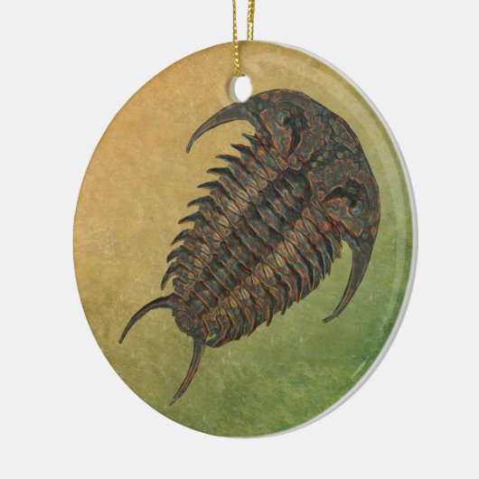Ceraurus Fossil Trilobite Keramisch Ornament (Links)