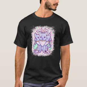 Cerberus 3 Hond Pastel Gothic Grieks Mythologie T-shirt