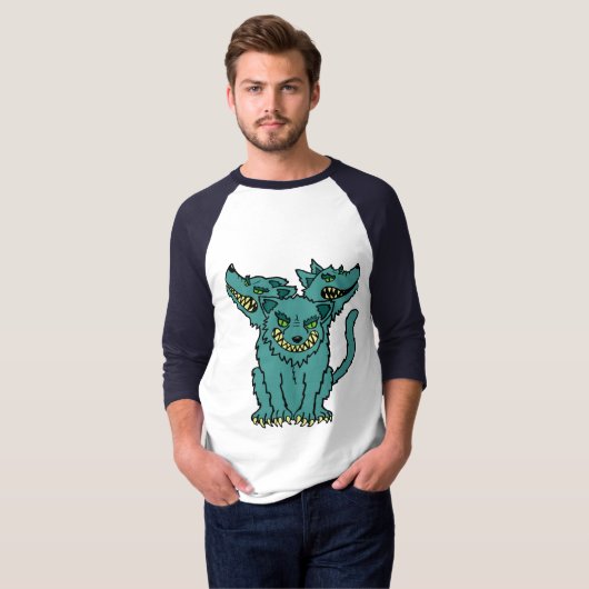 Cerberus - De driekleppige hel T-shirt (Voorkant volledig)