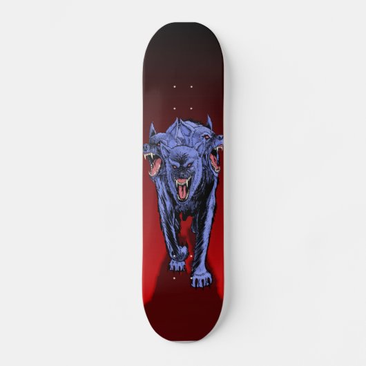 Cerberus dek skateboard (Voorkant)