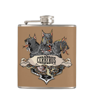 Cerberus en Snake Heupfles