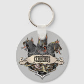 Cerberus Hellhound en slang Sleutelhanger (Voorkant)
