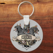 Cerberus Hellhound en slang Sleutelhanger (Voorkant)