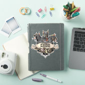 Cerberus Hellhound en slang Sticker (iPad Cover)
