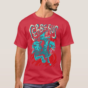 Cerberus Hound van Hades Oude Griekse Goden en Mon T-shirt