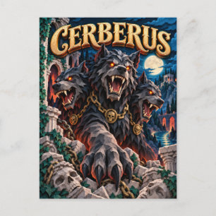 Cerberus, Papierknip Monster Briefkaart
