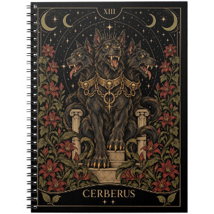 Cerberus, Sterrenhemel Tarot Kunst Notitieboek