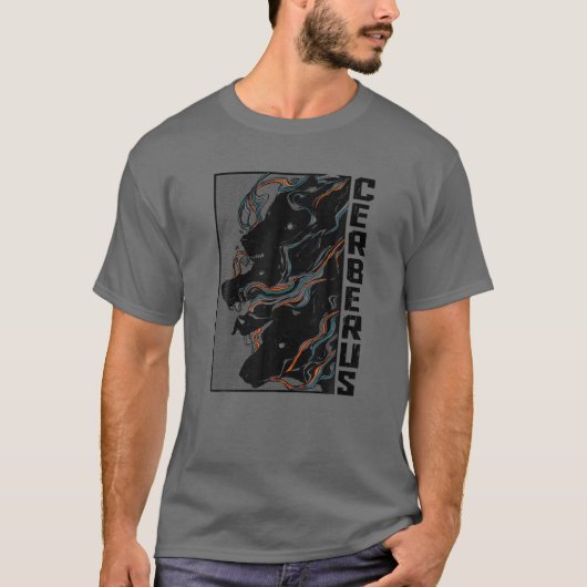 Cerberus Three Headed Dog Griekse mythologie T T-shirt (Voorkant)