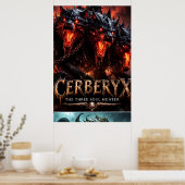 Cerberyx Three Soul Hunter Poster (Keuken)
