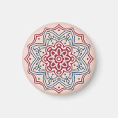 Cercle in mozaïek. Mandala Magneet (Voorkant)
