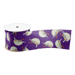Cereal Bowl Sleepover verjaardagsfeestje Satijnen Lint