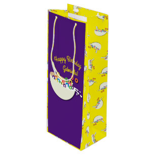 Cereal Bowl Sleepover verjaardagsfeestje Wijn Cadeautas
