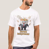 Cereal Entrepreneur – Funny Breakfast Business Pun T-shirt (Voorkant)