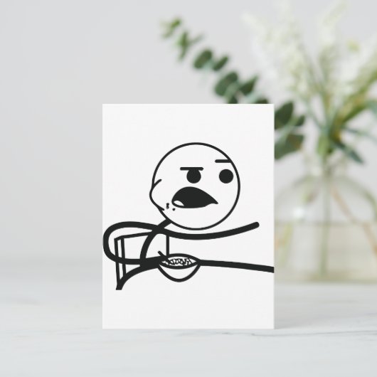 Cereal Guy Briefkaart (Staand voorkant)