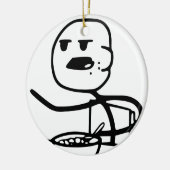 Cereal Guy Meme Keramisch Ornament (Links)