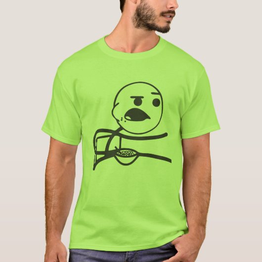 Cereal Guy Meme T-shirt (Voorkant)