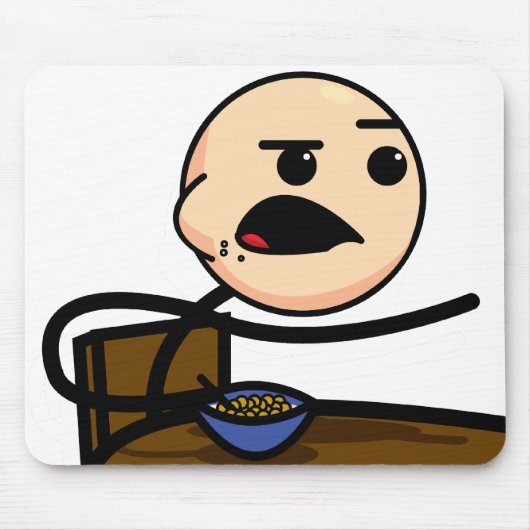 Cereal Guy mousepad Muismat (Voorkant)