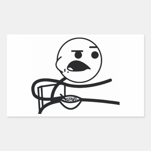 Cereal Guy Rechthoekige Sticker (Voorkant)
