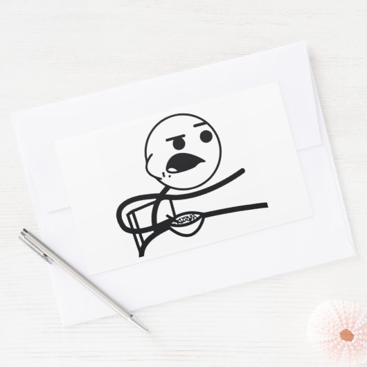 Cereal Guy Rechthoekige Sticker (Envelop)