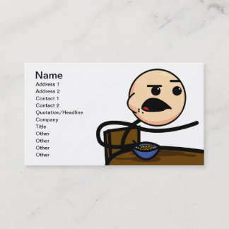 Cereal Guy Visitekaartjes
